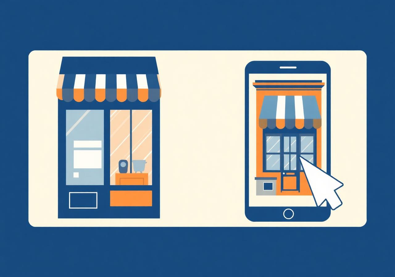 Vitrine physique et digitale